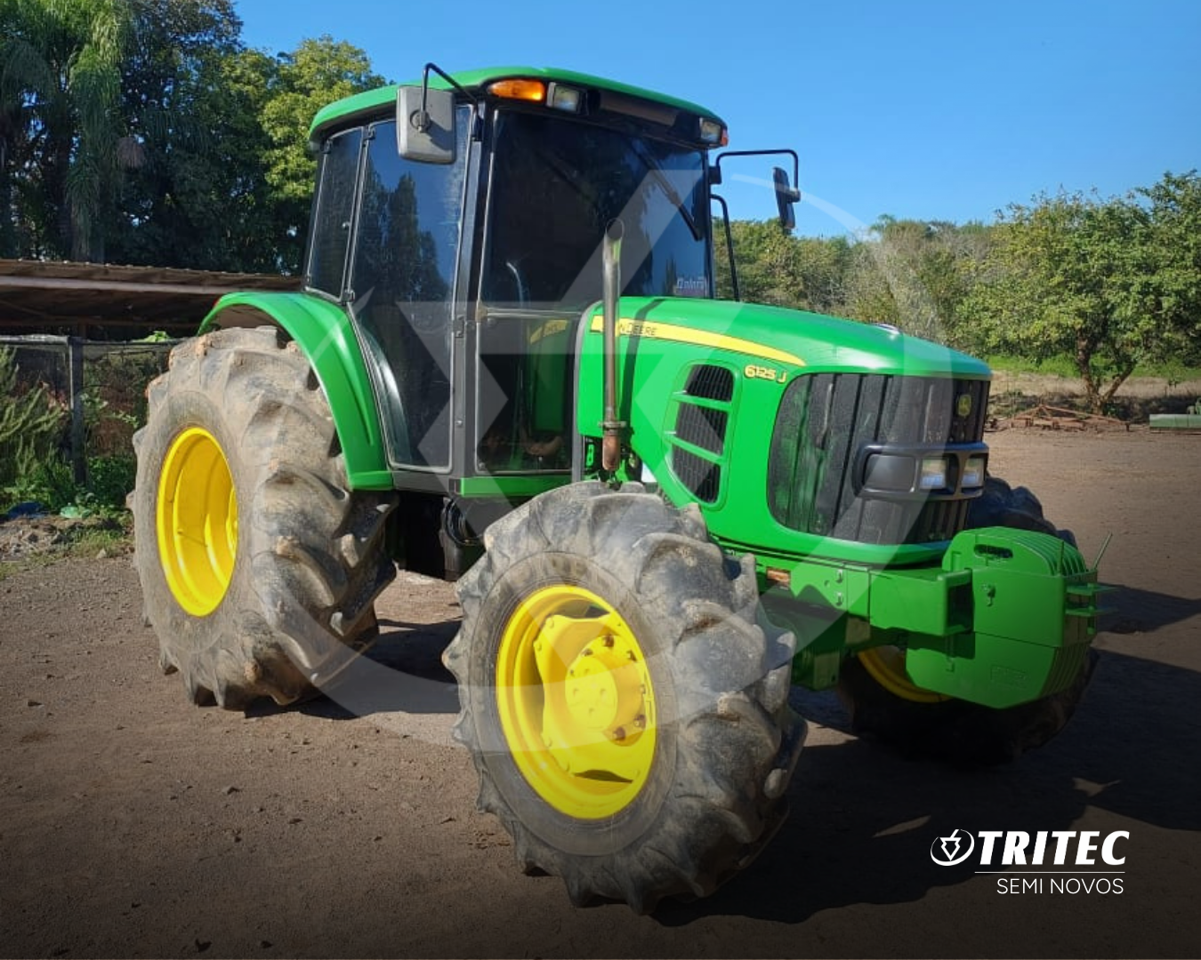 TRATOR AGRICOLA JD 6125